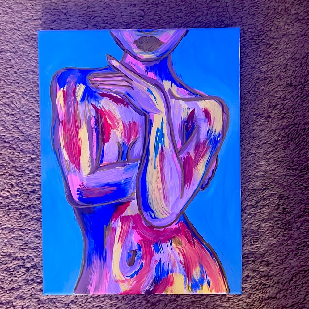 Abstract women painting